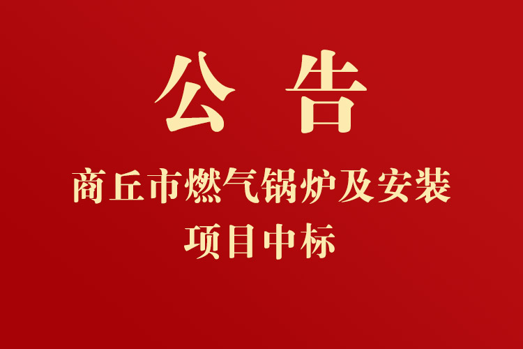 商丘市中级人民法院“燃气锅炉及安装”项